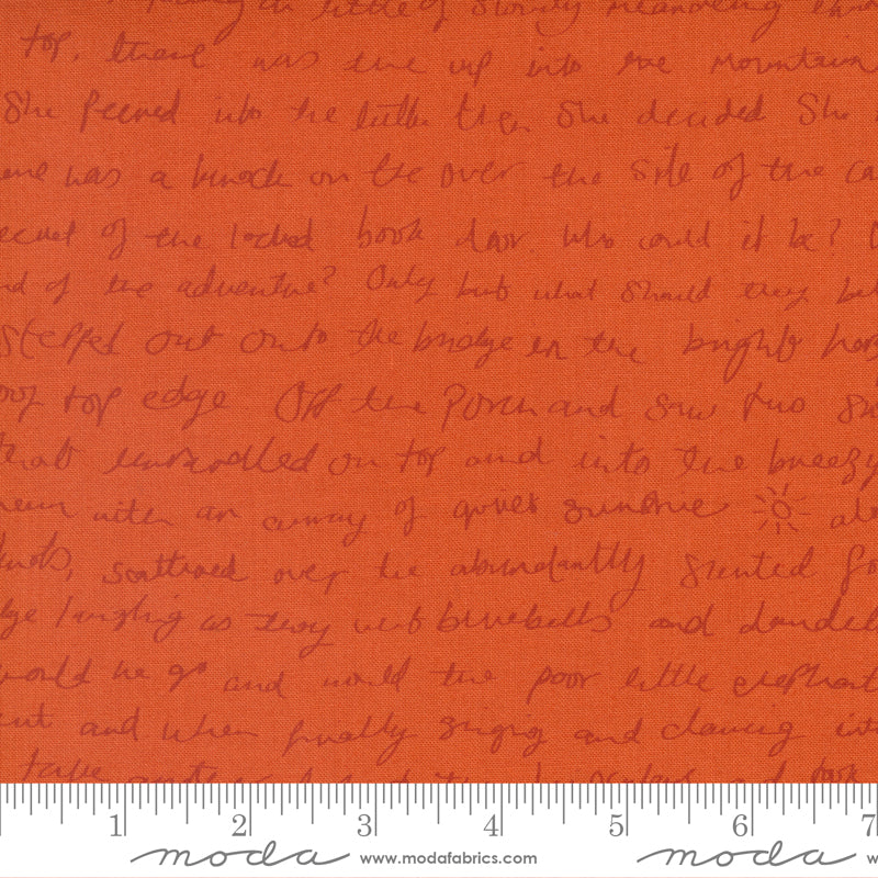 Meander Geranium Story Yardage by Aneela Hoey for Moda Fabrics