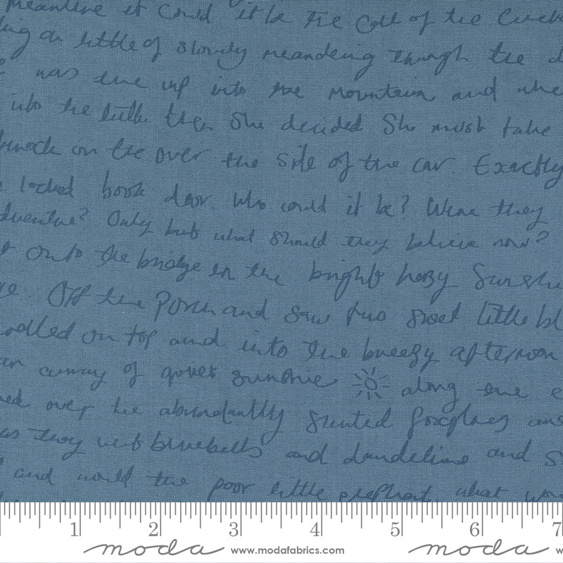 Meander Indigo Story Yardage by Aneela Hoey for Moda Fabrics