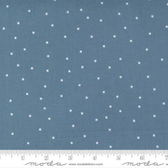 Meander Indigo Tiny Square Dot Yardage by Aneela Hoey for Moda Fabrics