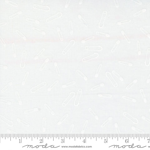 Sew Wonderful Powder Pin It Up Yardage by Paper & Cloth for Moda Fabrics