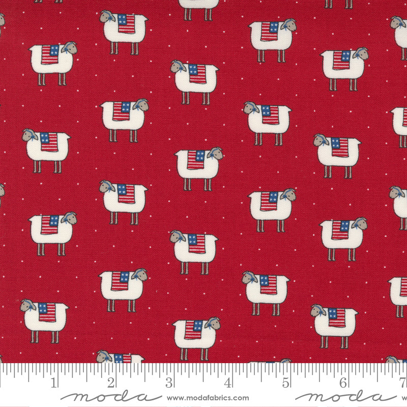 Prairie Days Prairie Red Prairie Friends Yardage by Bunny Hill Designs for Moda Fabrics