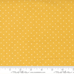 Zinnia Saffron Twinkle Yardage by April Rosenthal for Moda Fabrics