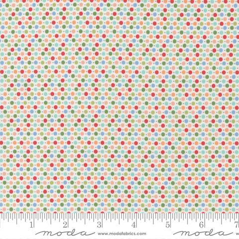 Emma Porcelain Dots Yardage by Sherri & Chelsi for Moda Fabrics