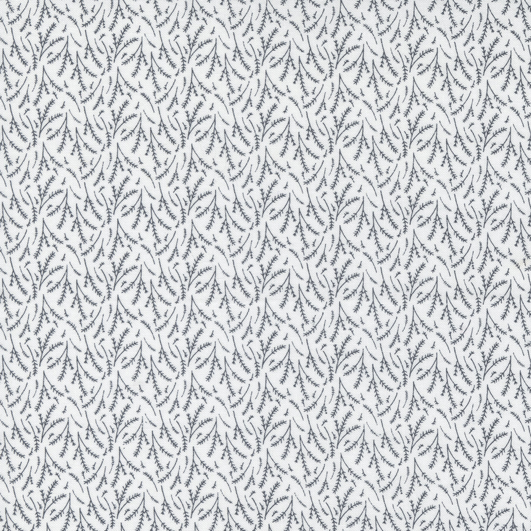 Midnight in the Garden Charcoal on Mist Herb Garden Blender Yardage by Sweetfire Road for Moda Fabrics