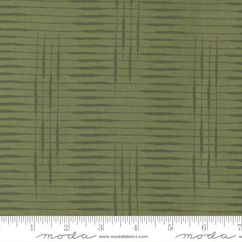 Slow Stroll Sage Cattail Crossing Yardage by Fancy That Design House for Moda Fabrics