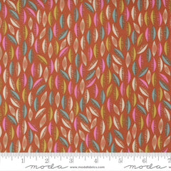 Songbook A New Page Rust Cascade Yardage by Fancy That Design House for Moda Fabrics