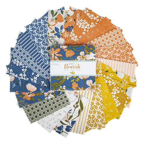 With A Flourish 5" Stacker by Simple Simon and Co. for Riley Blake Designs