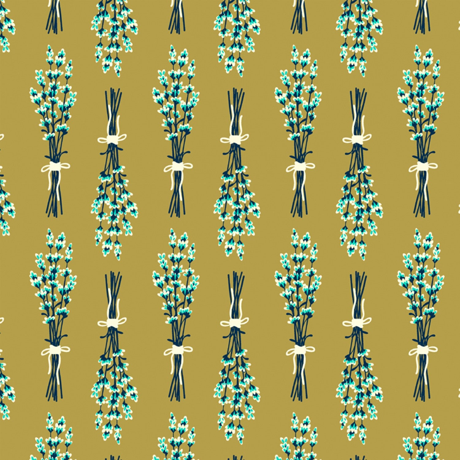 Homestead Life Twine Lotties Bouquet Yardage by Judy Jarvi for Windham Fabrics