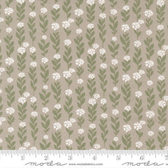 Country Rose Taupe Climbing Vine Yardage by Lella Boutique for Moda Fabrics