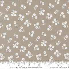 Country Rose Taupe Dainty Floral Yardage by Lella Boutique for Moda Fabrics