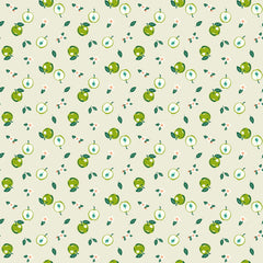 Cottage Farm Ivory Apples Yardage by Judy Jarvi for Windham Fabrics