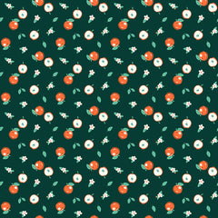 Cottage Farm Midnight Apples Yardage by Judy Jarvi for Windham Fabrics