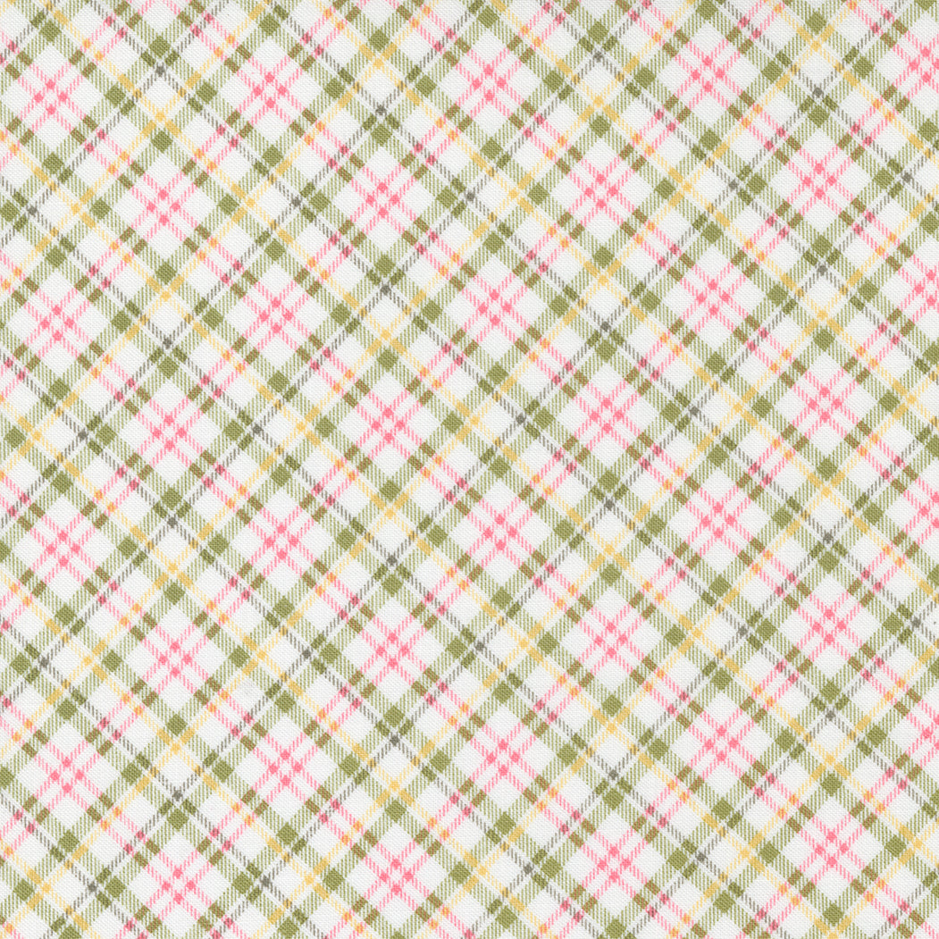 Renew Grass Plaid Yardage by Sweetwater for Moda Fabrics