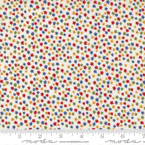 Graze Vanilla Blooms Yardage by Sweetwater for Moda Fabrics