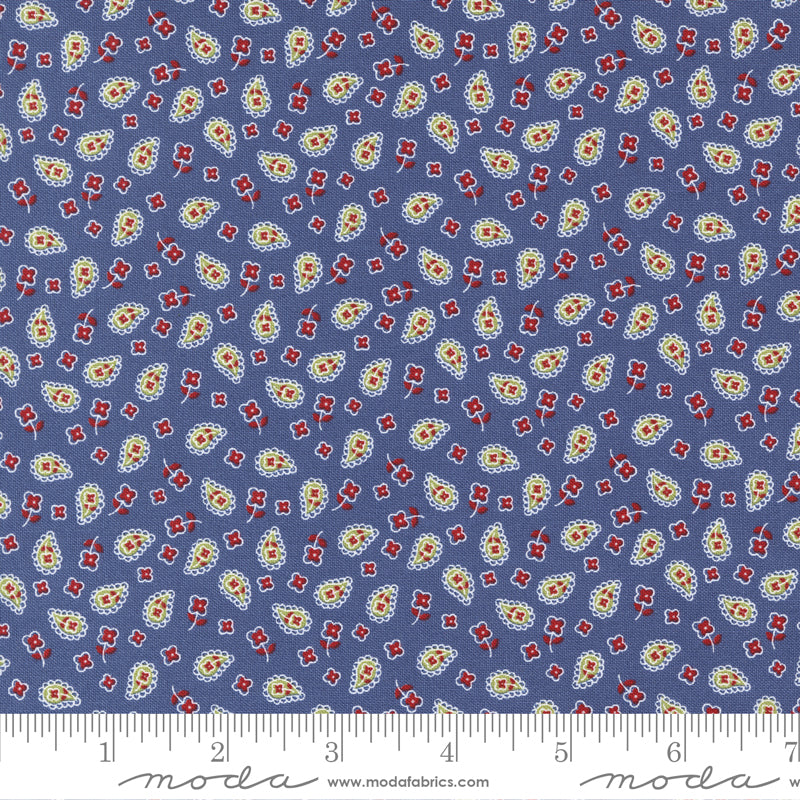 Graze Navy Clover Yardage by Sweetwater for Moda Fabrics
