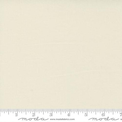 BOLT END 19” Bella Solids Eggshell Yardage by Moda Fabrics