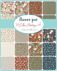 Flower Pot Mini Charm by Lella Boutique for Moda Fabrics