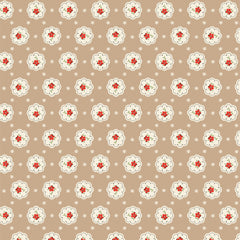 My Favorite Things Brown Bake Sale Yardage by Lori Woods for Poppie Cotton Fabrics