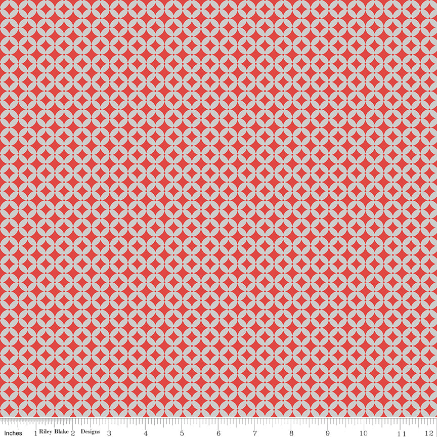Winterland Gray Cut Crystal Yardage by Amanda Castor for Riley Blake Designs