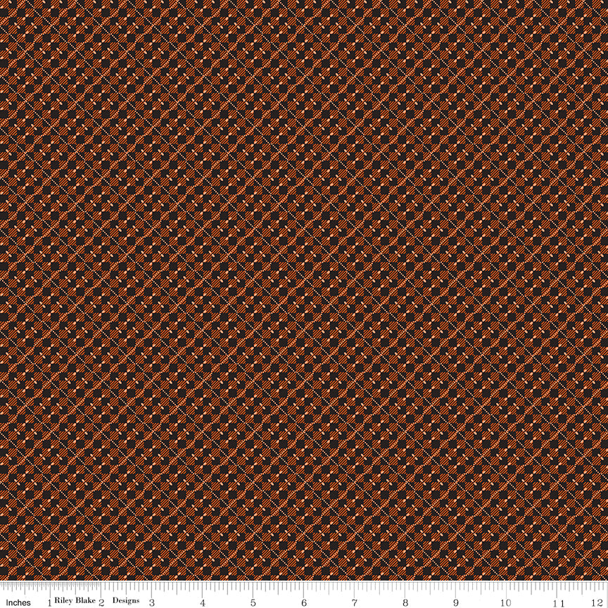 Bountiful Autumn Rust Plaid Yardage by Buttermilk Basin for Riley Blake Designs