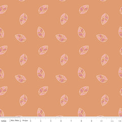 Beneath The Western Sky Orange Leaves Yardage by Gracey Larson for Riley Blake Designs