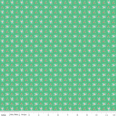 Quilt Fair Green Ditzy Yardage by Tasha Noel for Riley Blake Designs