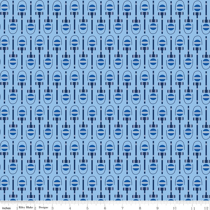 Red White & Bang! Blue Croquet Yardage by Sandy Gervais for Riley Blake Designs