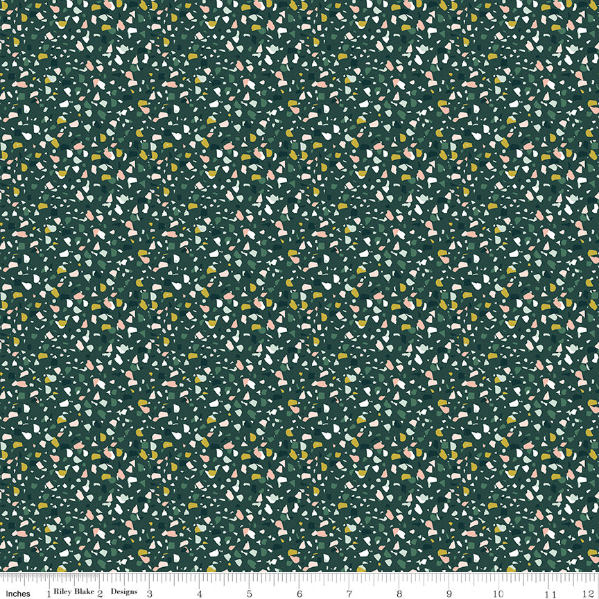 Hibiscus Hunter Confetti Yardage by Simple Simon and Co. for Riley Blake Designs