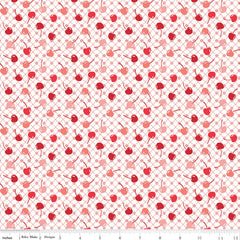 Cook Book Red Cherries Yardage by Lori Holt for Riley Blake Designs