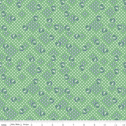 Cook Book Leaf Vintage Yardage by Lori Holt for Riley Blake Designs