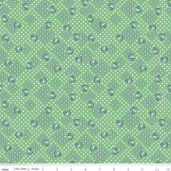 Cook Book Leaf Vintage Yardage by Lori Holt for Riley Blake Designs