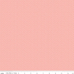 Flower Garden Coral Dots Yardage by Echo Park Paper Co. for Riley Blake Designs