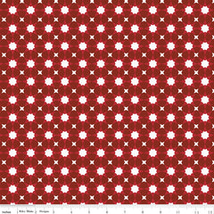American Dream Red Geometric Yardage by Dani Mogstad for Riley Blake Designs