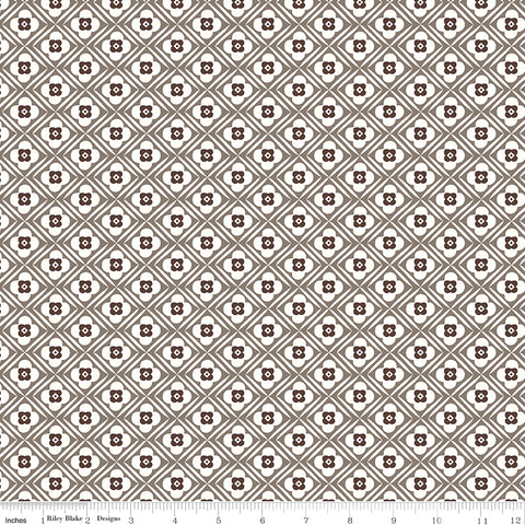 Bee Plaids Steel Hugs Yardage by Lori Holt for Riley Blake Designs