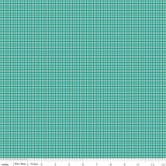 Bee Plaids Jade Harvest Yardage by Lori Holt for Riley Blake Designs