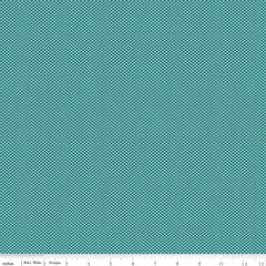 Bee Plaids Teal October Yardage by Lori Holt for Riley Blake Designs