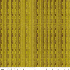 Awesome Autumn Olive Stripes Yardage by Sandy Gervais for Riley Blake Designs