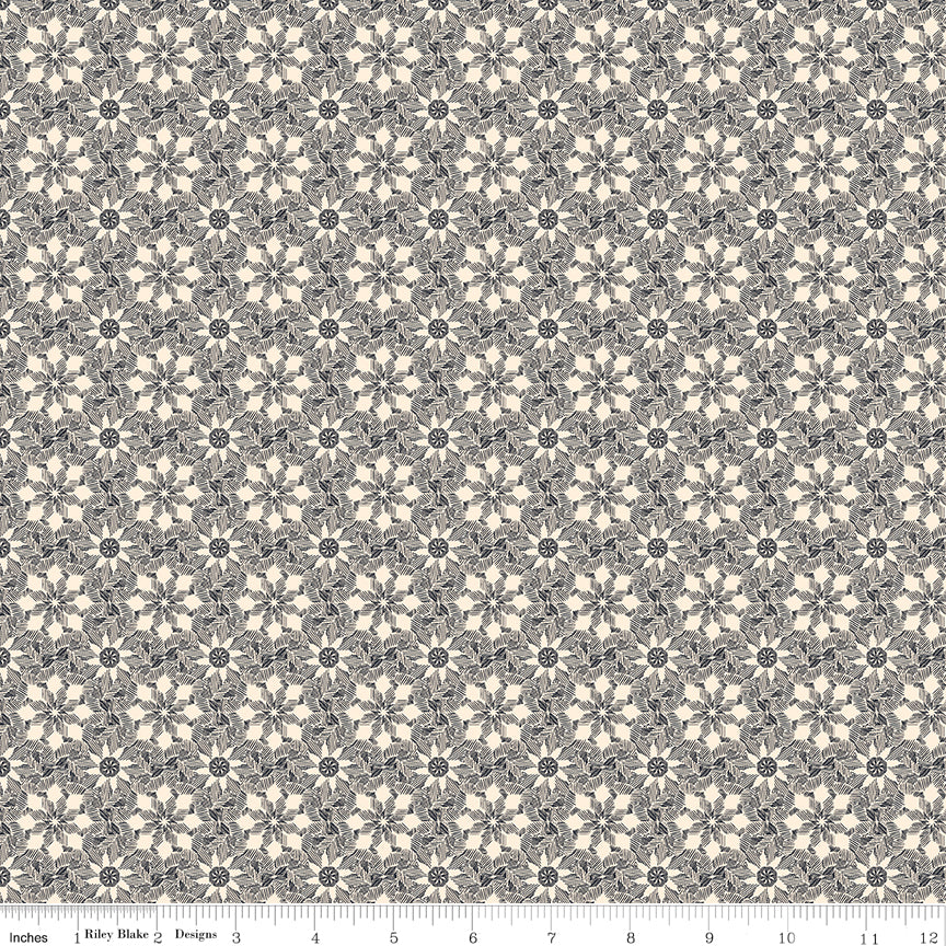 Elegance Midnight Enlightened Yardage by Corinne Wells for Riley Blake Designs