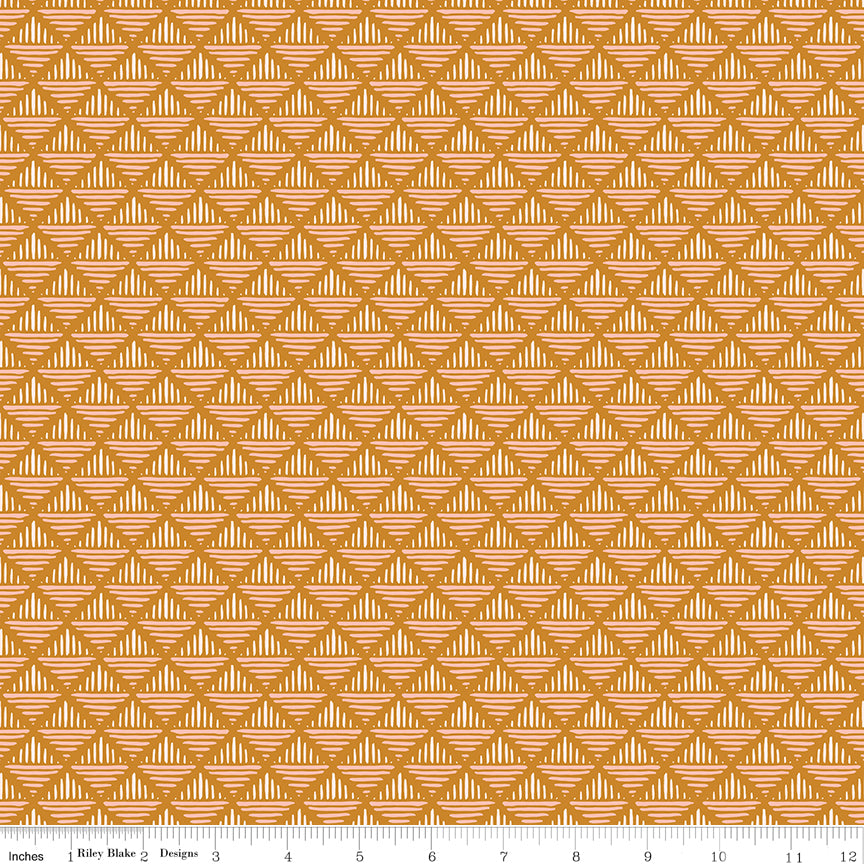 Maple Gold Geo Yardage by Gabrielle Neil Design for Riley Blake Designs