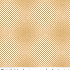Daisy Fields Butterscotch Gingham Yardage by Beverly McCullough for Riley Blake Designs