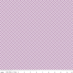 Bee Ginghams Plum Rebecca Yardage by Lori Holt for Riley Blake Designs