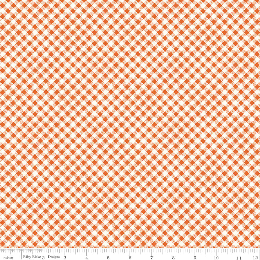 Bee Ginghams Autumn Lisa Yardage by Lori Holt for Riley Blake Designs