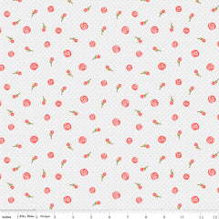 Fable Off White Buds Yardage by Jill Finley for Riley Blake Designs
