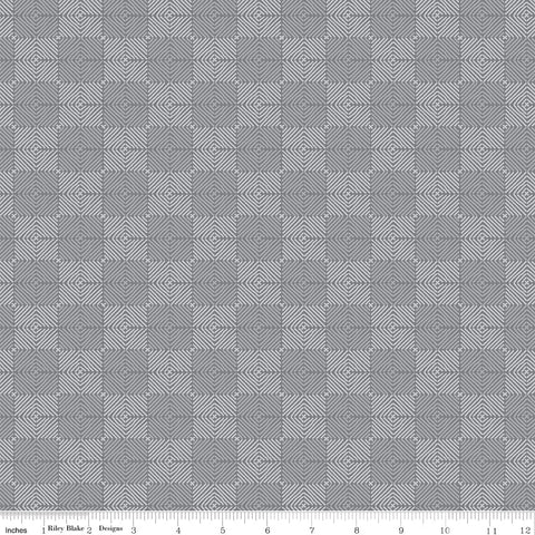 Fable Gray Tile Yardage by Jill Finley for Riley Blake Designs