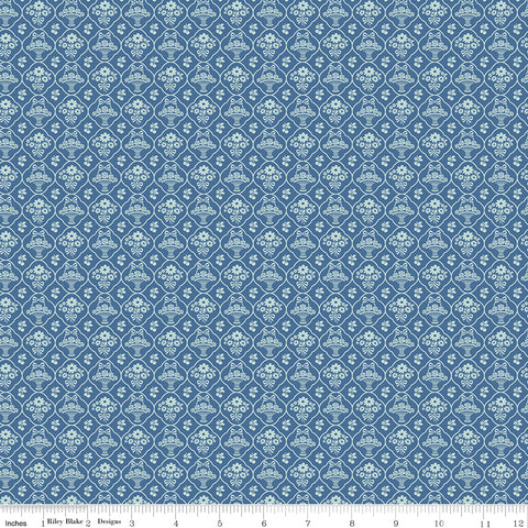 Calico Denim Wallpaper Yardage by Lori Holt for Riley Blake Designs