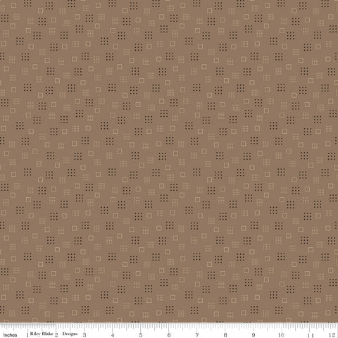 Calico Chestnut Squares Yardage by Lori Holt for Riley Blake Designs