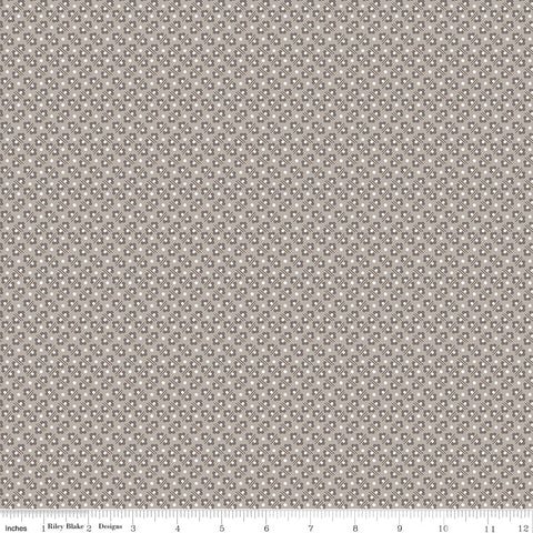 Calico Pewter Flowerbed Yardage by Lori Holt for Riley Blake Designs