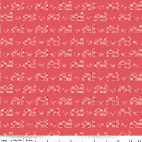 Sweet Acres Sunset Barn Stitch Yardage by Beverly McCullough for Riley Blake Designs
