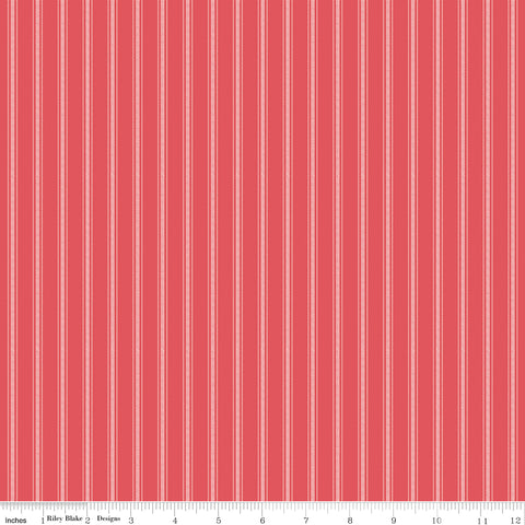 Sweet Acres Sunset Ticking Yardage by Beverly McCullough for Riley Blake Designs