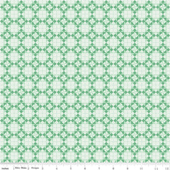 Sweet Acres Mint Barn Quilts Yardage by Beverly McCullough for Riley Blake Designs